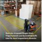 Preview: Floor marking tape white soft PVC adhesive tape warning tape marking tape trade fair industry 33m